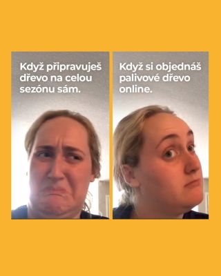 A jak to máte vy? 😀 Strávíte celý podzim štípáním dřeva? 💪 Nebo si ho objednáte online? 🪵 Ze Sivic vám ho pak přivezeme...